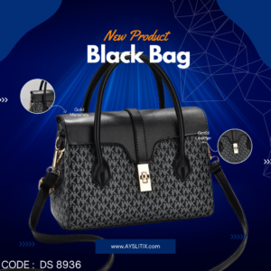 Newest High Quality MK Design American Bag Luxury Women's Handbags(Black)